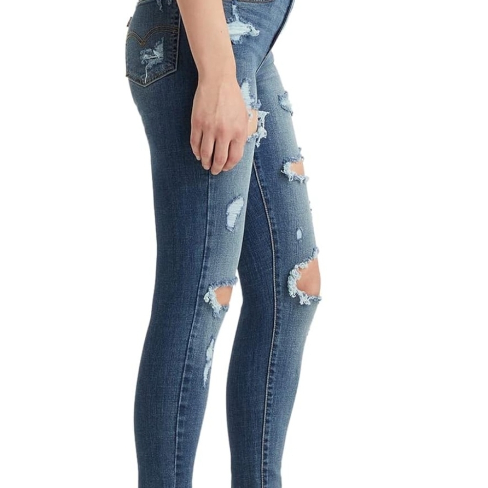 Distressed Blue Jeans LEVI'S